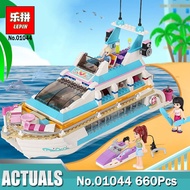 Lepin Friends 01044 Dolphin Cruiser/ Lepin Friends 01038 Sunshine Catamaran Bricks Toys Gifts Compat