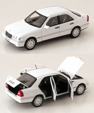 Ready Diecast Mercedes-Benz C-Klasse W202 1993-1997 White 1/18 by Norev Dealer box