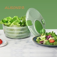 ALISONDZ Fruit and Vegetable Drainer, 2 in 1 Quick Dry Vegetable Fruit Dryer, Salad Dryer Multifunct