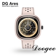 DOOGEE DG Ares นาฬิกาดีไซน์แฟชั่นพังค์1.32 "ระดับเรตินาทรงกลมหน้าจอ300MAh นาฬิกาอัจฉริยะสำหรับ Android แบตเตอรี่โทรศัพท์ IOS