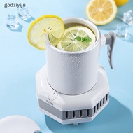 godziyiju Mini Quick Beer Cooling Cup Ice Maker Machine Fast Cooler Electric Refrigeration Beverage 