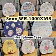 【imamura】 For Sony WH-1000XM5 Headphone Case Cute Cartoon Headset Earpads Storage Bag Casing Box