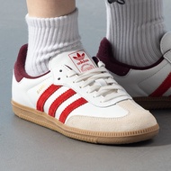 adidas | Adidas SAMBA OG รองเท้ากีฬาลำลองสำหรับผู้ชายและผู้หญิง รองเท้าทรงสั้น สวมใส่สบาย ทนทานต่อกา