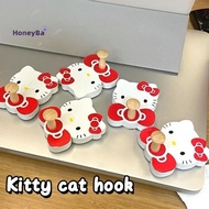 honeybee1 Kawaii Hello Kitty Hook Cartoon Sanrio Cute Dormitory Bathroom Kitchen Hanging Clothes Tow