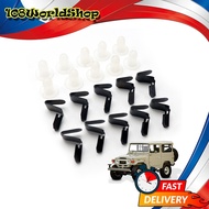 20 Side Panel Clips (Steel + White Bushing) Toyota Land Cruiser BJ40 BJ43 FJ40 HJ45 HJ47 BJ42 FJ45 F