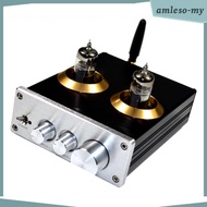 [AmlesoMY] Upgrade Buffer Preamp Amplifier Stereo Bluetooth 4.2 6J5 Tube Preamplifier