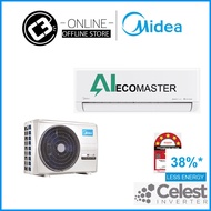 MIDEA Celest R32 Inverter Air Conditioner - 1.0HP/ 1.5HP/ 2.0HP/ 2.5HP