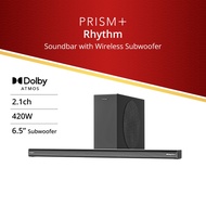 PRISM+ Rhythm 2.1ch Soundbar with Dolby Atmos | 420W | Wireless Subwoofer