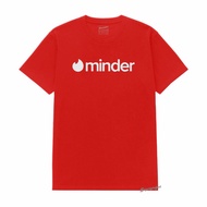 kaos minder parody aplikasi jodoh tinder - merah xxl