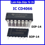 Functional IC components CD4066 14P (CD4066BM chan paste, CD4066BE pin)