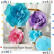 YOHII PE Foam Flowers Party Supplies Artificial Fake Flowers Large