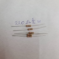 0000664 R 220 Ω 1/2 W 220 Ohm 220 Resistor 20 Units