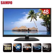 SAMPO聲寶 48吋FHD LED液晶顯示器+視訊盒 EM-48ST15D高雄市店家