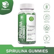 Spirulina Gummies Green Superfood Supports Boosting Immunity Provide Energy Heart Brain Health Lowering Cholesterol Intestinal Health