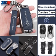Mercedes Benz Zinc Alloy Leather Car Key Shell Key Case Key Cover Smart Key Case Protector Fashion K