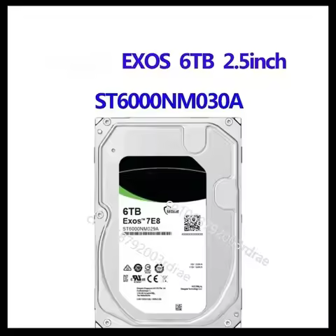 SAS 6TB ST6000NM030A INTERNAL HARD DRIVE ENTERPRISE HDD ST6000NM030A 256MB 2.5INCH INTERNAL HARD DRI