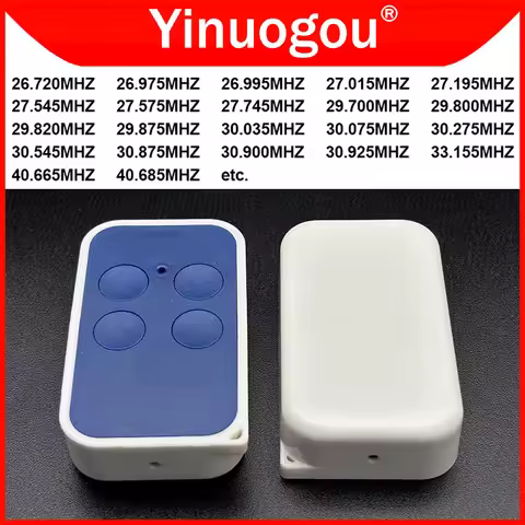 26MHz-41MHz Low Frequency Garage Door Remote Control 40.685MHz 30.875MHz 29.700MHz 27.015MHz 26.720/