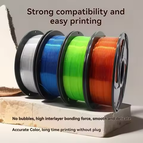 1KG 3D PLA/PETG/PLA PLUS/Clear Filament 1.75mm 5Roll 1KG 3D Printer Neatly Wound 3D Filament for 3D 