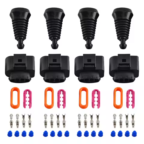 4x Ignition Coil Connector Repair Plug Kit 1J0 998 724 for VW Golf for Jetta for Passat for Polo for