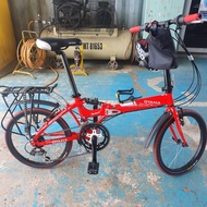 PRELOVED ORIGINAL OYAMA DAZZLE M300D DISC - 20" FOLDING BIKE