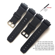 16mm PU Rubber Watch Strap for G-shock DW-5600 5610 6900 9052 GW-M5610 GW-M5610 GA2100 GA-110 100 12
