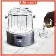 [Chiwanji] Sake Pot Set Sake Tank Cold Sake Glasses for Dining Table Restaurant Office