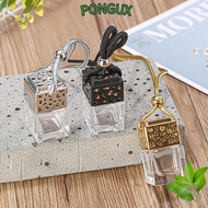 PONGUX Perfume Bottle, 8ML Refillable Empty Bottle, Lightweight Glass Pendant Style Car Fragrant Cap
