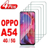 4Pcs Screen Protector Glass For OPPO A54 A54-5G A54S Tempered Glass Film