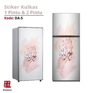1-door refrigerator sticker and 2-door refrigerator sticker with prayer Motif, code DA-5