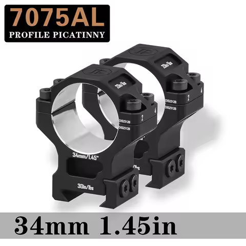 Discovery 34mm 35mm Rifle Scope Ring For Picatinny Rail Cnc 7075 Aviation Aluminum Hunting Acessorie
