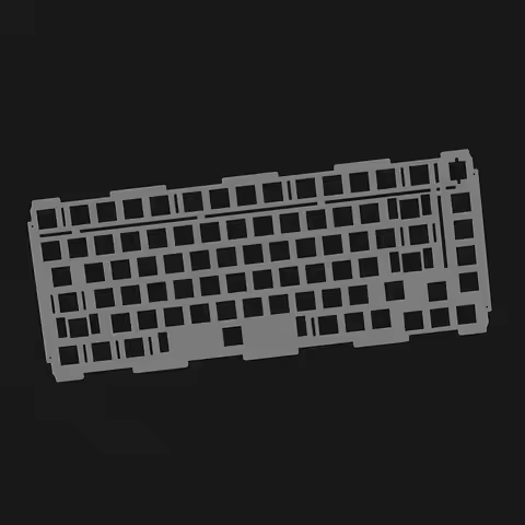 GMMK Pro PC Plate Mechanical keyboard accessories Mute poron foam PCB Plate For Mechanical Keyboard 