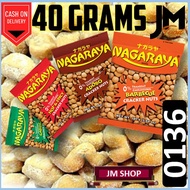 &lt; FOOD &gt; 0136 Nagaraya Cracker Nuts 40g | Original | Garlic | Hot &amp; Spicy | Barbeque | Adobo