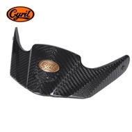 FOR CYRIL FF380 Carbon Fibre Helmet Peak Shield Retro Motorcycle Helmet Sun Shade Protector Shield