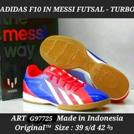 Sepatu Futsal ADIDAS F10 IN MESSI - Turbo ART G97725 ORIGINAL BNIB