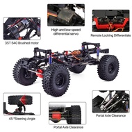 AUSTARHOBBY RC 313mm 2-Speed Transmission Chassis Frame with Differential Portal Axle for Trxs TRX-4