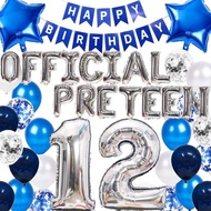 (SG Seller) 12th Birthday Decorations, 12th Birthday, 12 Years Old, Official Pre Teen, 12th Birthday