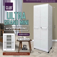 COD Wardrobe Club 4-tier Wardrobe with Lock