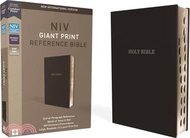 Holy Bible ― New International Version, Reference Bible, Black, Leather-look, Red Letter Edition, Comfort Print