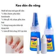 401 Super Adhesive Nail Glue DIY Air Bubble-Free Fast Adhesive
