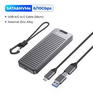 เคส M.2 SSD NVME 10Gbps พร้อมสายคล้อง M.2 NVMe/SATA โปรโตคอลแบบคู่อะแดปเตอร์ NVMe พีซี4TB Pcie/ngff