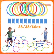 10Pcs Hopscotch Hoop toys Educational toys for Children Sensory Play Training Sports Jumping Indoor 