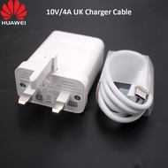 Original Huawei 40W Super Charger 10V/4A UK Adapter With 5A Type C USB Cable For Huawei P30 P40 P10 P20 Pro Lite Nova 5 6 Pro Mate 9 10 Pro Mate 30 20 Pro Magic 2 Honor V30