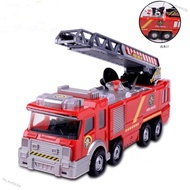 hq_ku4zv2s Electric Fire Truck Toy Water Spray Fire Engine Car Toy with Bright Lights Kids Early Edu