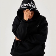 【M-8XL】Classic American Letter Print Plush Velvet Oversized Hoodie Coat
