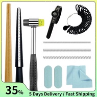 Ring Mandrel Ring Sizer Tool Ring Measurer with Quarter Sizes Finger Size Measuring Ring Shaper to F