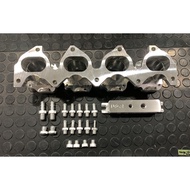 toyota 4age 16v big port and small port individual throttle body adapter for blacktop or silvertop I