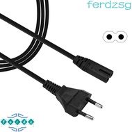 JENNIFERDZSG EU Extension Cord Desktop Laptop For TV Console Cord Electric Cord 2-Prong Pin 1.5Meter