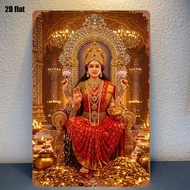 CIFbuy Goddess Durga Lakshmi Wall Decor Iron Hindu Statue