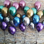10/20 Pcs 10inch New Chrome Metallic Latex Balloons Metallic Globos Inflatable Helium Balloon Birthd
