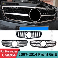 Front Inlet Grille Bumper Grill Accessories For Mercedes Benz C W204 2007-2014 C43 C180 C250 C300 C2